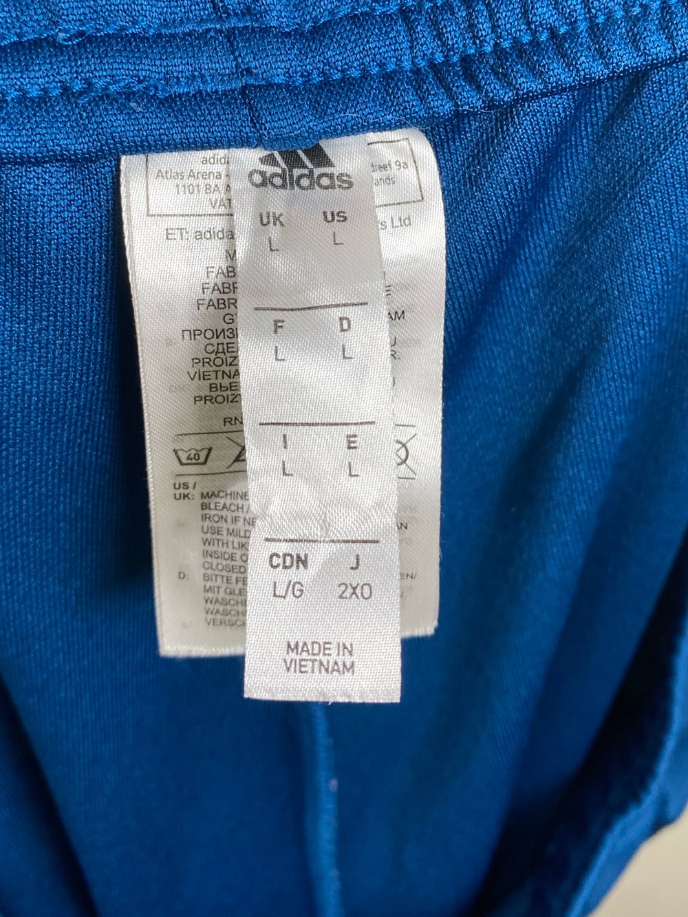 Adidas Trio Jogger Track Pants Large - Picture 5 of 5